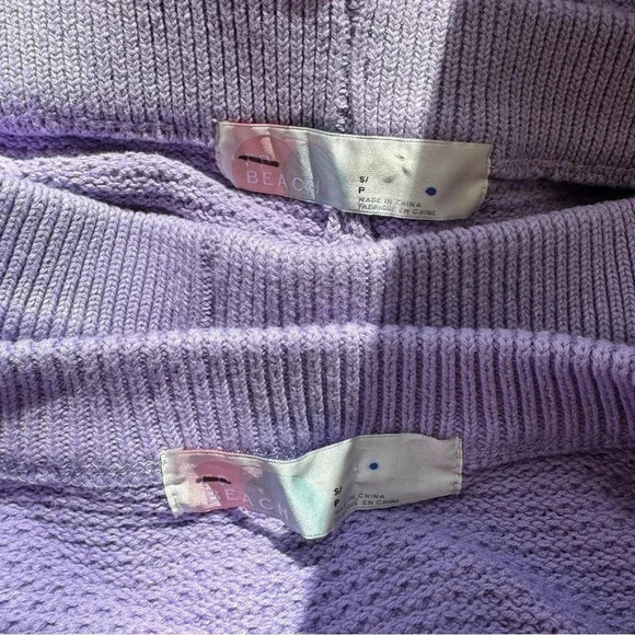 New Free People Hailee Sweater Set in Lavender Purple Size Small - Picture 9 of 16